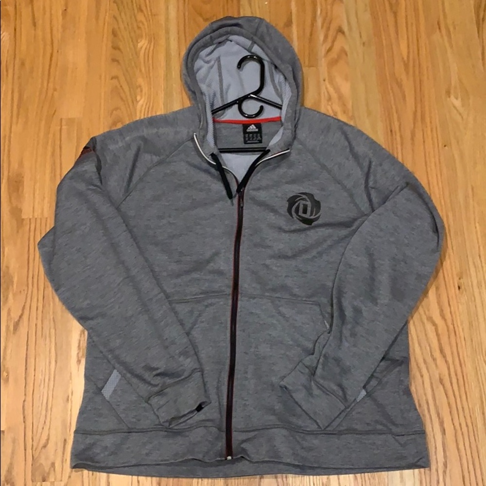 Adidas DRose Zip Up Hoodie 2XL